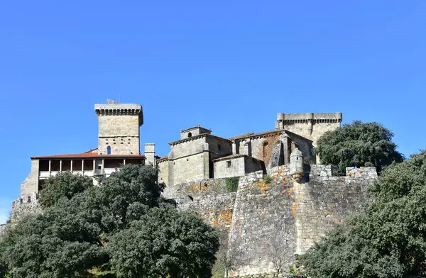 Middeleeuws Kasteel Van Monterrey Orense Galicië Spanje — Stockfoto