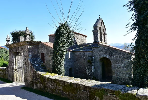 Vizigónovic Předrománský Orientační Bod Středověký Kostel Santa Comba Bande Ourense — Stock fotografie