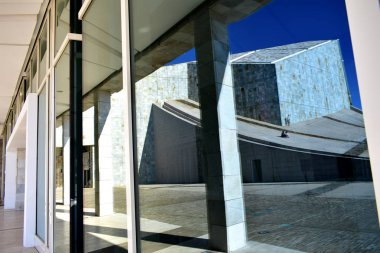 Cidade da Cultura de Galicia designed by Peter Eisenman. Santiago de Compostela, Spain. 21 July 2019.