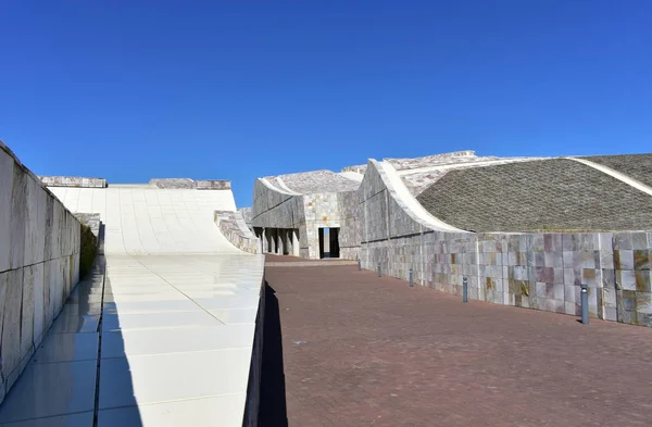 Cidade Cultura Galicia Tervezte Peter Eisenman Santiago Compostela Spanyolország 2019 — Stock Fotó