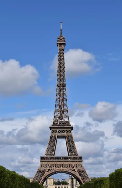Tour Eiffel Vom Champ Mars Paris Frankreich — Stockfoto