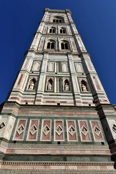 Mavi Gökyüzü Ile Campanile Giotto Floransa Talya — Stok fotoğraf