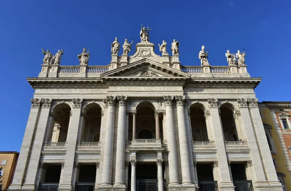 Archbasilica San Giovanni Laterano Facede Roma Itália — Fotografia de Stock