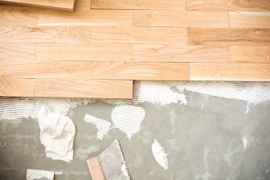 Eşleme ve karıştırma elemanları daha fazla yerleşim için parke