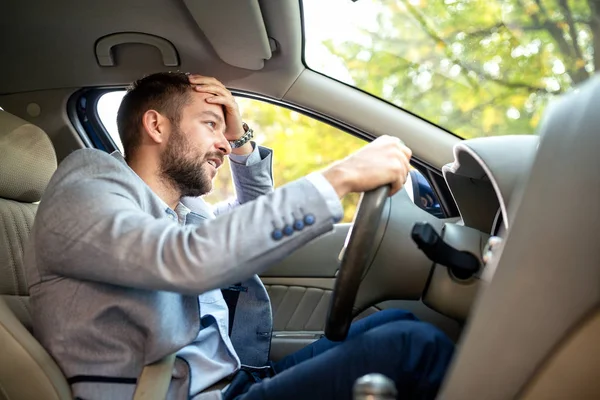 Condução estressante pode raciocínio nuvem — Fotografia de Stock