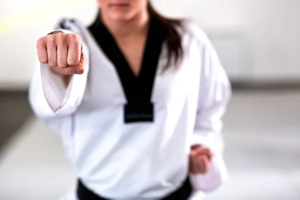 Concept of martial art as sport, taekwondo — Stock Photo, Image