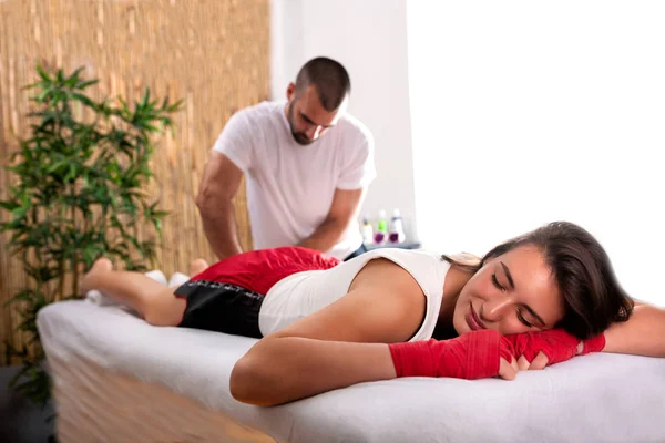 Concept of full body massage — Stock Photo, Image
