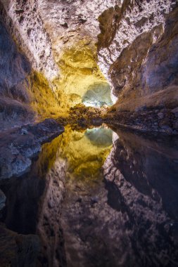 Cueva de los verdes Lanzarote, Kanarya Adaları, sırrı