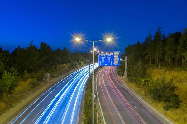 Gece Selanik çevre yolu