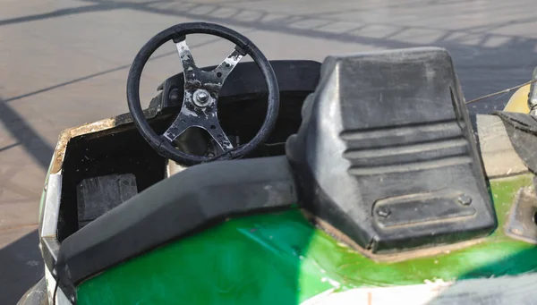 Selanik,Yunanistan'ın Aretsou semtinde terk edilmiş eski bir luna parkı 