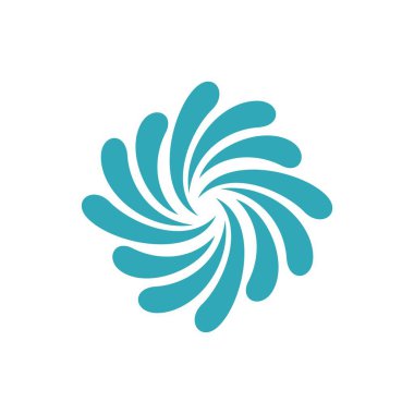 Süs çiçek Logo şablonu