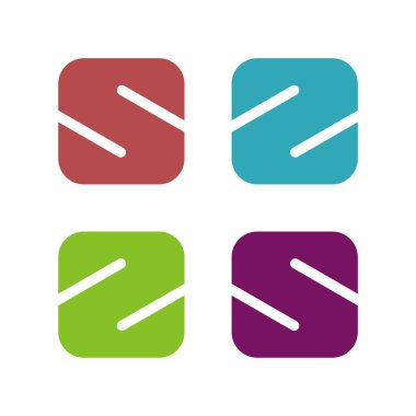 S harfi Meydanı Logo şablonu