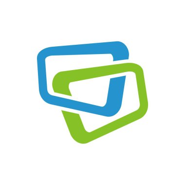 Kare Logo şablonu bağlı