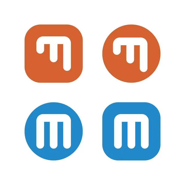 M字母标识模板 — 图库矢量图片