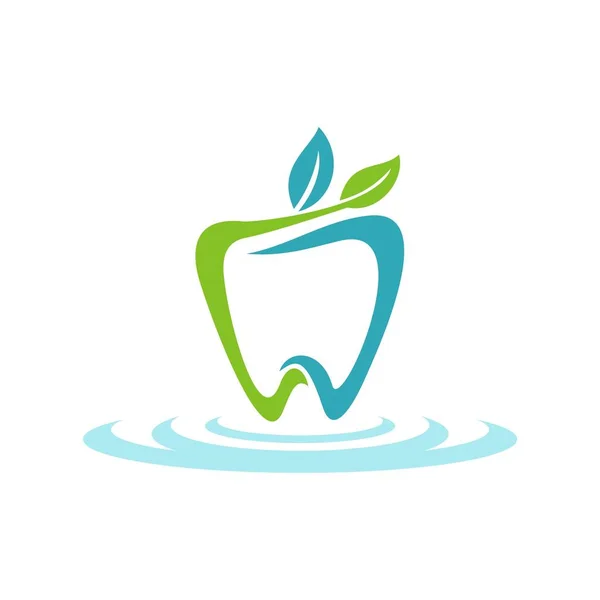 Healthy Tooth Logo Template — Stock Vector