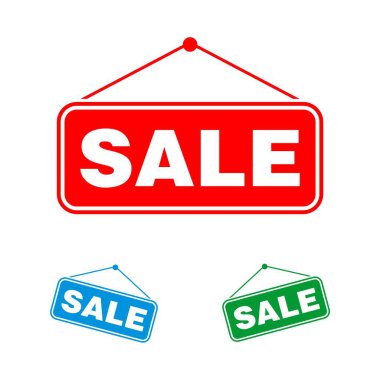 Satılık tabela vektör şablonu