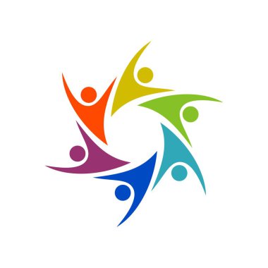 Daire dostluk Logo şablonu