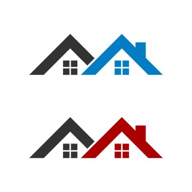 House gayrimenkul Logo şablonu