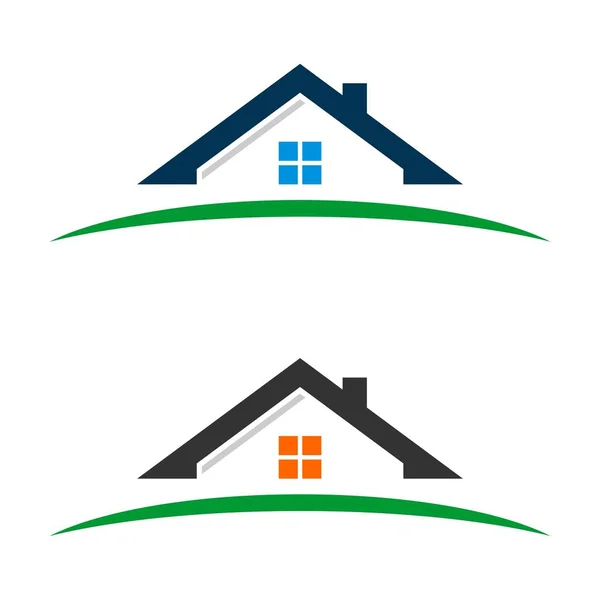 Plantilla Logotipo Inmobiliario Casa — Vector de stock