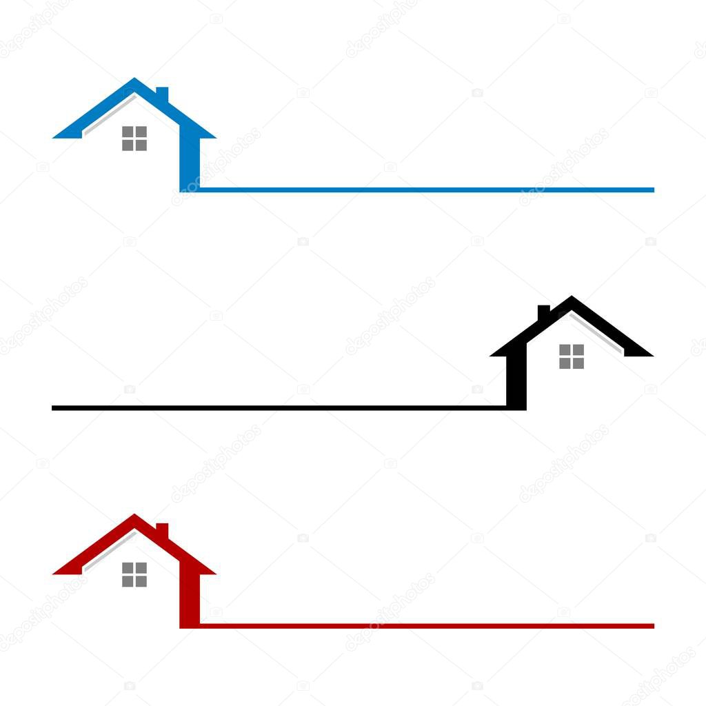 House Real Estate Logo Template