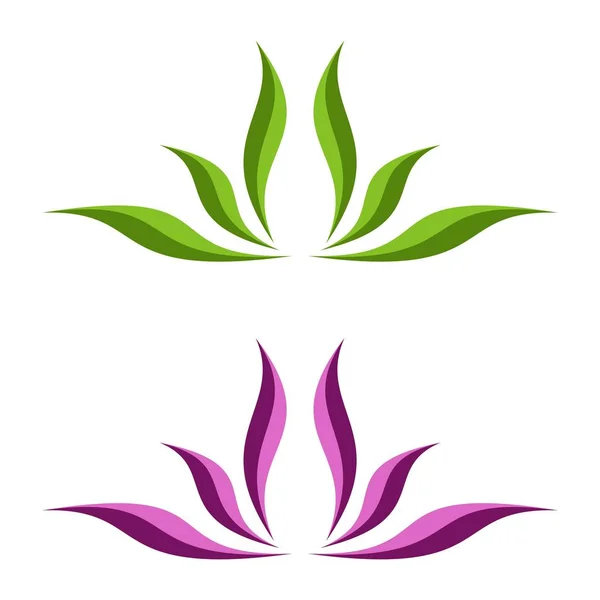 Квітка Декоративних Spa Логотип — стоковий вектор