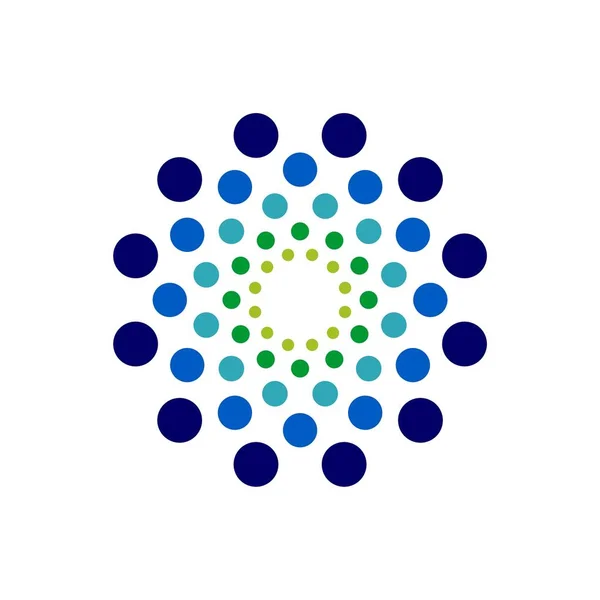 Vorlage Für Zierblume Logo — Stockvektor
