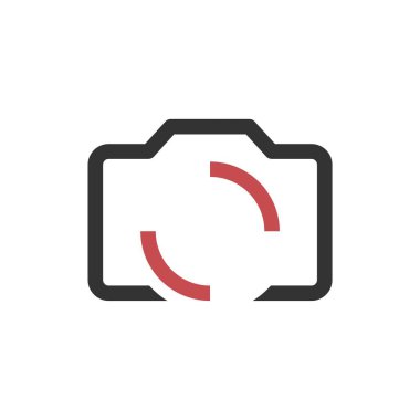 Kamera simge vektör Logo şablonu