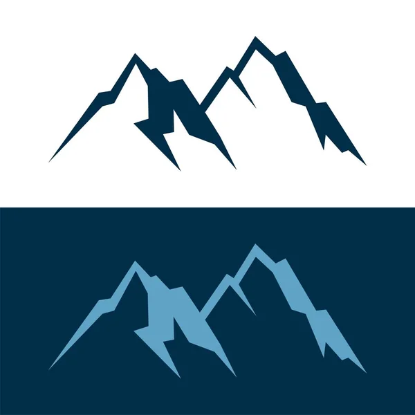 Plantilla Logotipo Vectores Montaña — Vector de stock