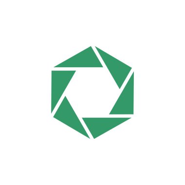 Diyafram Logo vektör şablonu