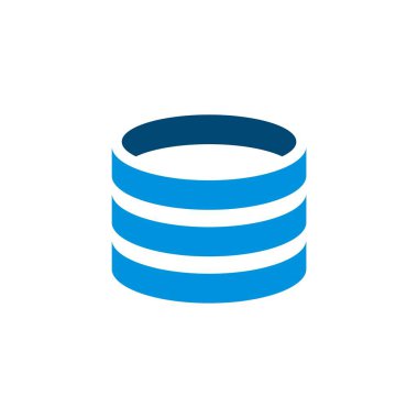 Mavi Tüp Logo şablonu