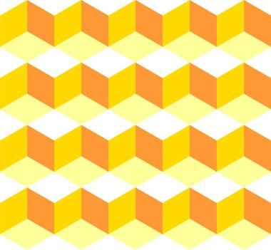 Dikişsiz desen sarı kutu döşeme arka planı