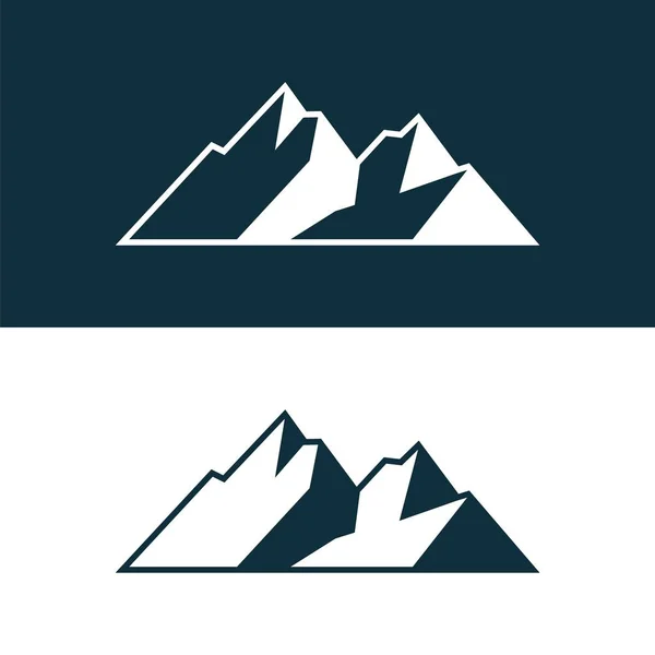 Шаблон Гірського Векторного Логотипу — стоковий вектор