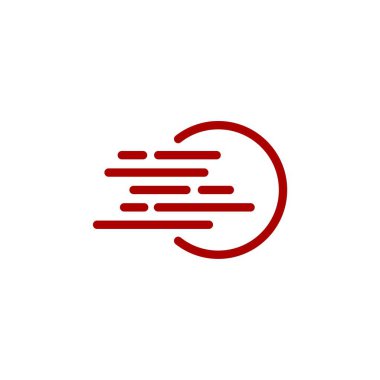 Beyaz arka plan üzerinde soyut geometrik logosu