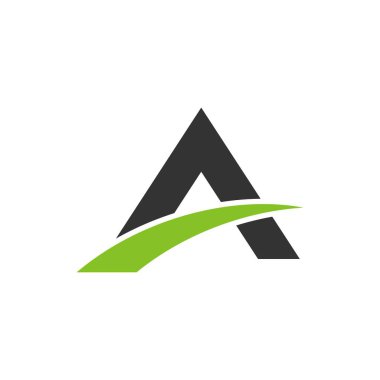 Beyaz arka plan üzerinde soyut geometrik logosu