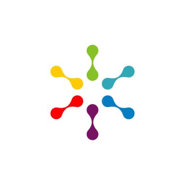 Süs çiçek Logo şablonu