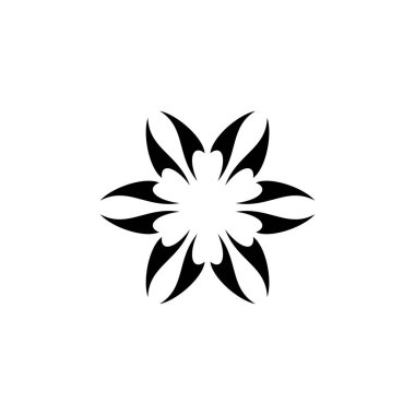 Beyaz arka plan üzerinde soyut geometrik logosu