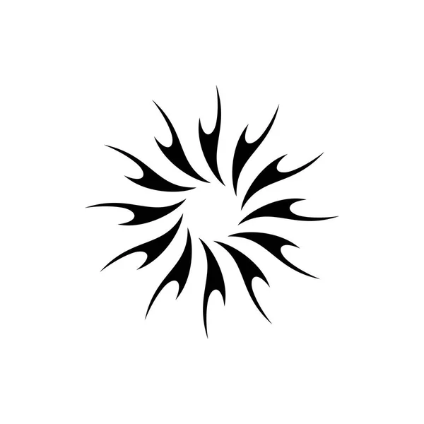 Logo Geometrico Astratto Sfondo Bianco — Vettoriale Stock