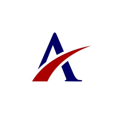 Bir harf logo şablonu