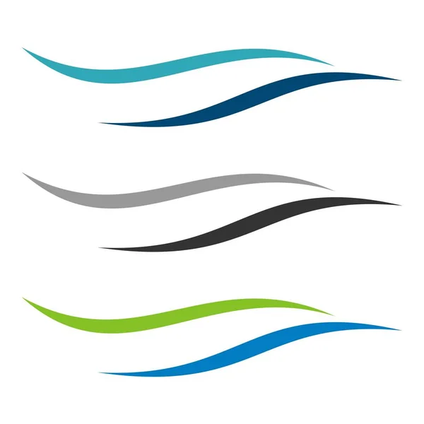 Kolorowa Abstrakcja Szablon Logo Białym Tle — Wektor stockowy