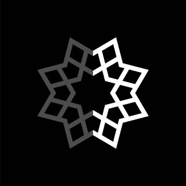 Yıldız süs Logo şablonu