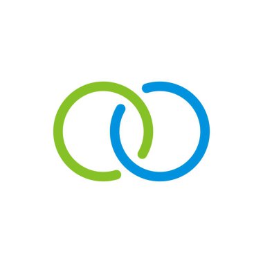 Nişanlı yüzük Infinity Logo şablonu