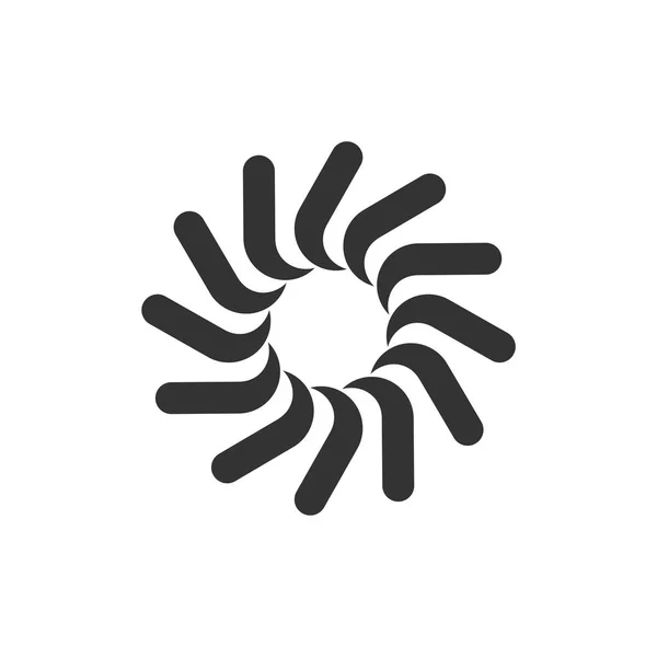 Hvězda Květina Ornamentální Znak Logo Šablona — Stockový vektor