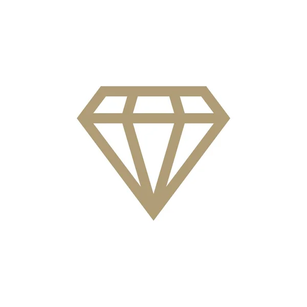 Modèle Logo Forme Diamant — Image vectorielle