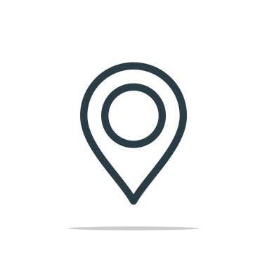 Harita noktası simgesini Logo şablonu