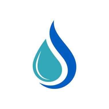 Damla su süs Logo şablonu