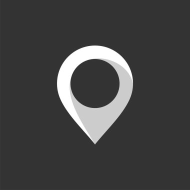 Noktası harita simgesini Logo şablonu