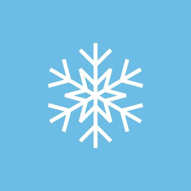 Kar tanesi simgesi Logo şablonu