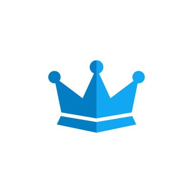 Crown Simge Vektör Logo Şablonu