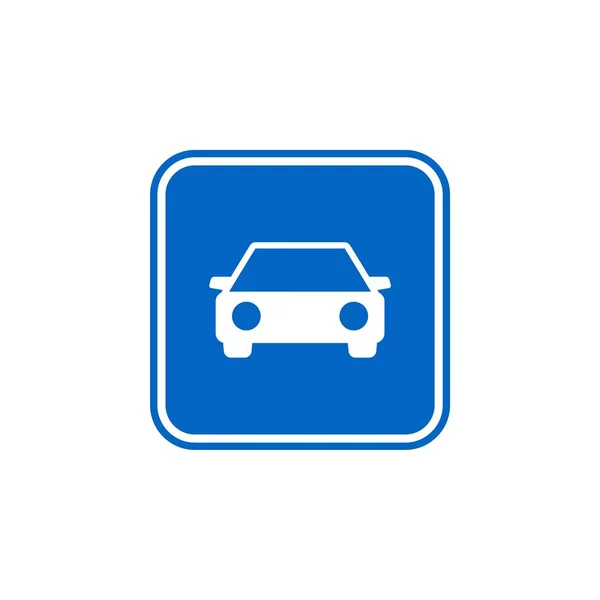 Plantilla Icono Vector Coche — Vector de stock