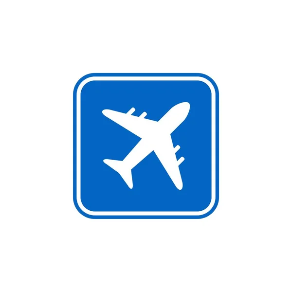 Modelo Ícone Vetorial Aeroporto —  Vetores de Stock